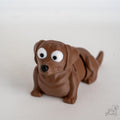 brown labrador figurine 3d printed puppy dog
