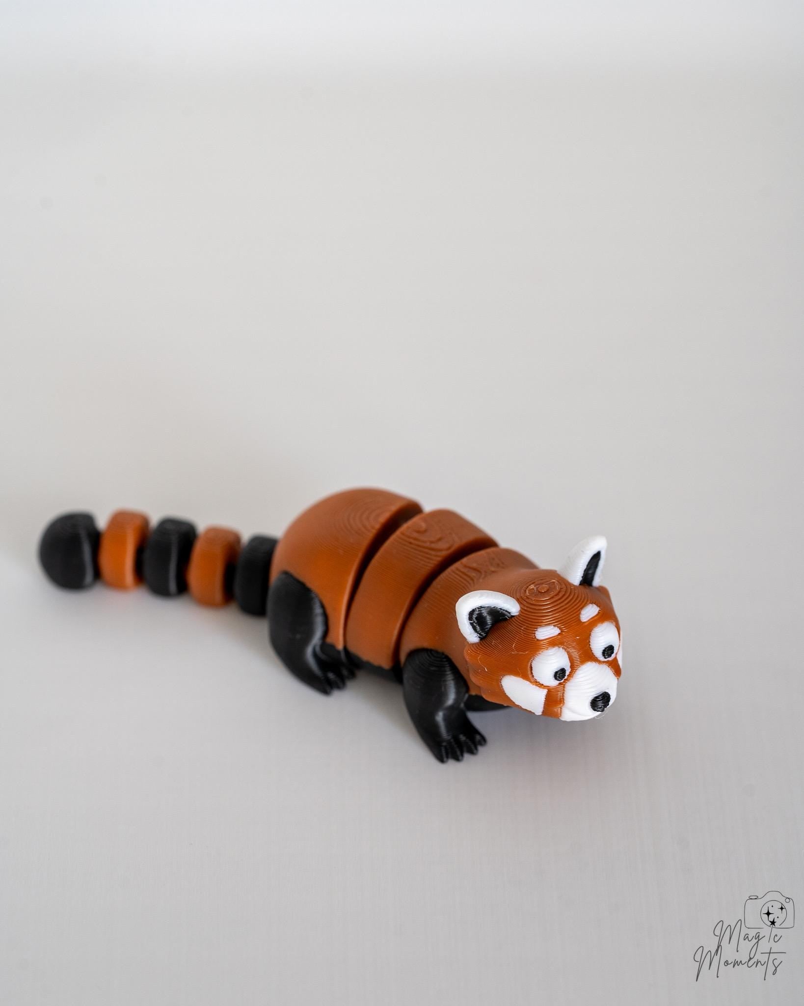 red panda figurine 3d printed woodland animal