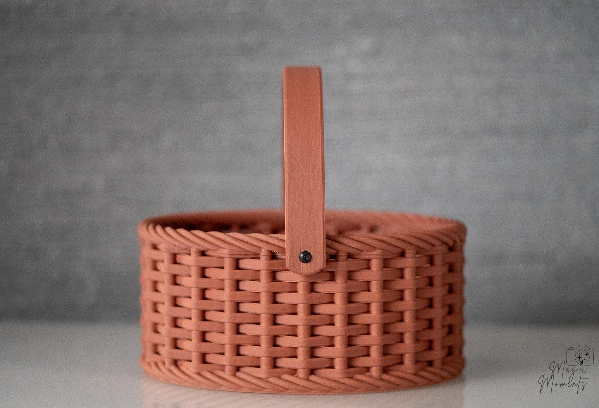 brown woven storage basket