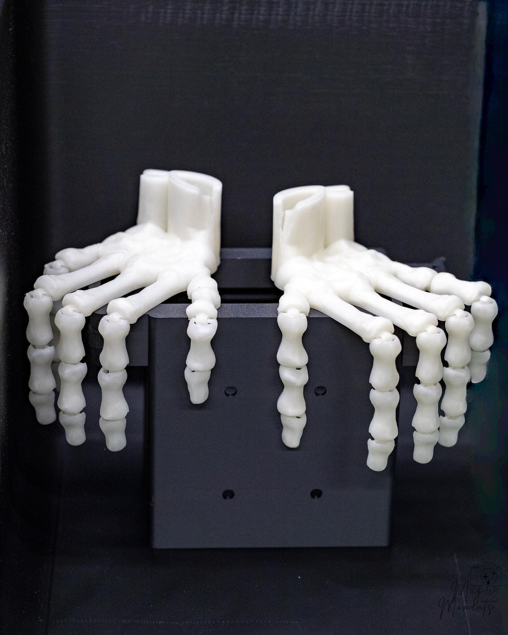 skeleton hand decor 3d printed spooky articulated hands