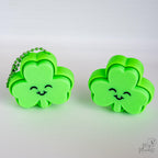 cute shamrock clicker set 3d printed clover fidgets
