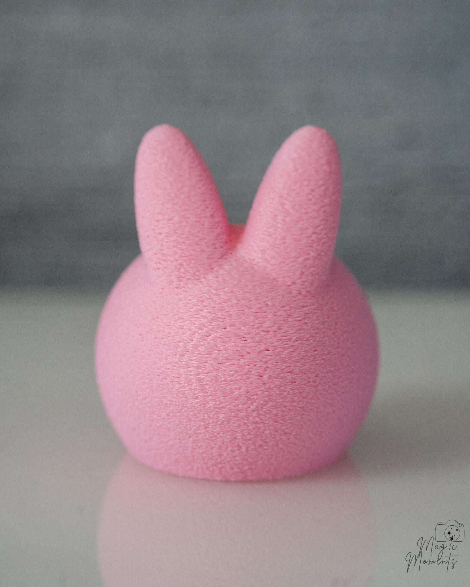 pink bunny candle holder
