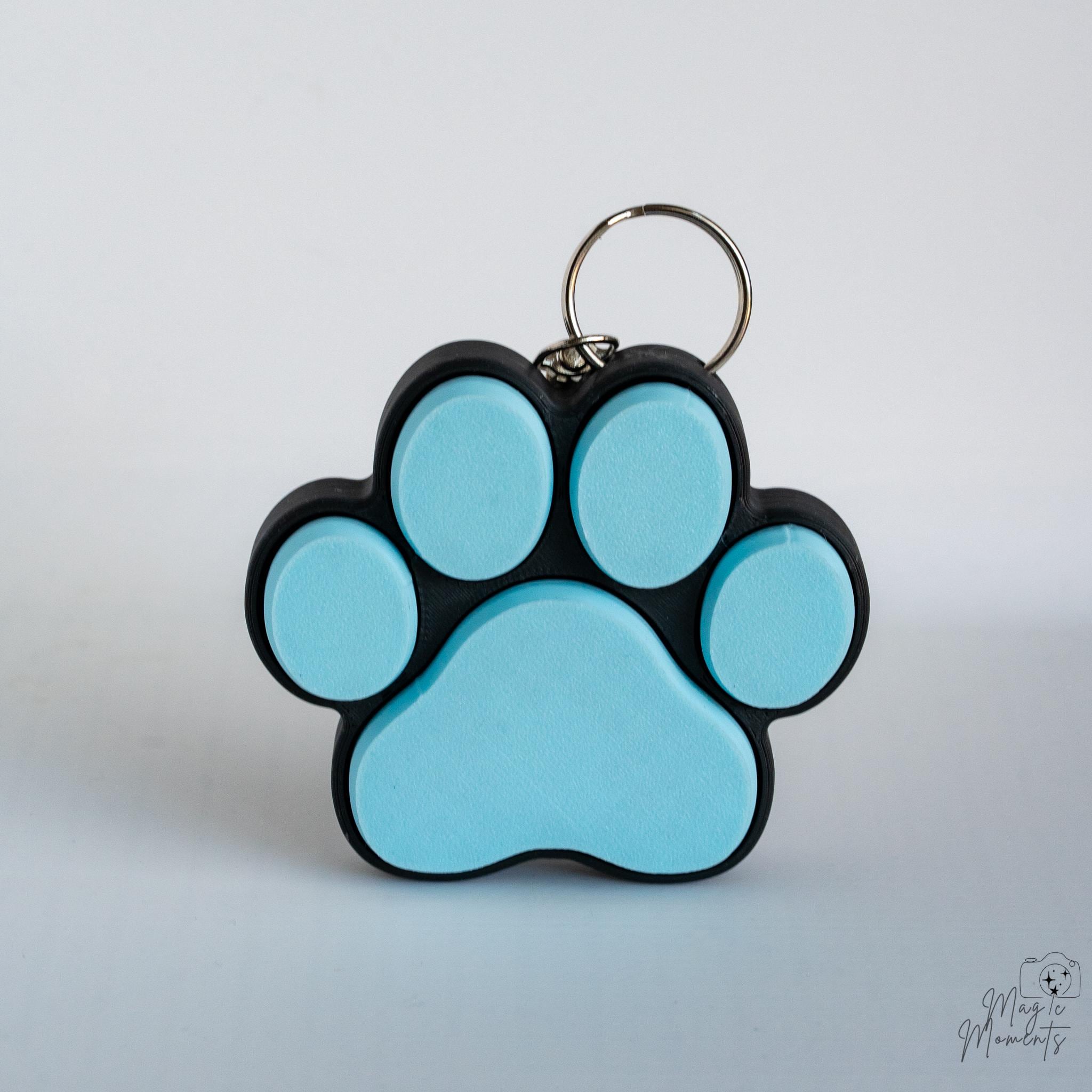 Paw Clicker - Animal Paw Fidget Keychain