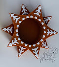 star snowflake tealight holder
