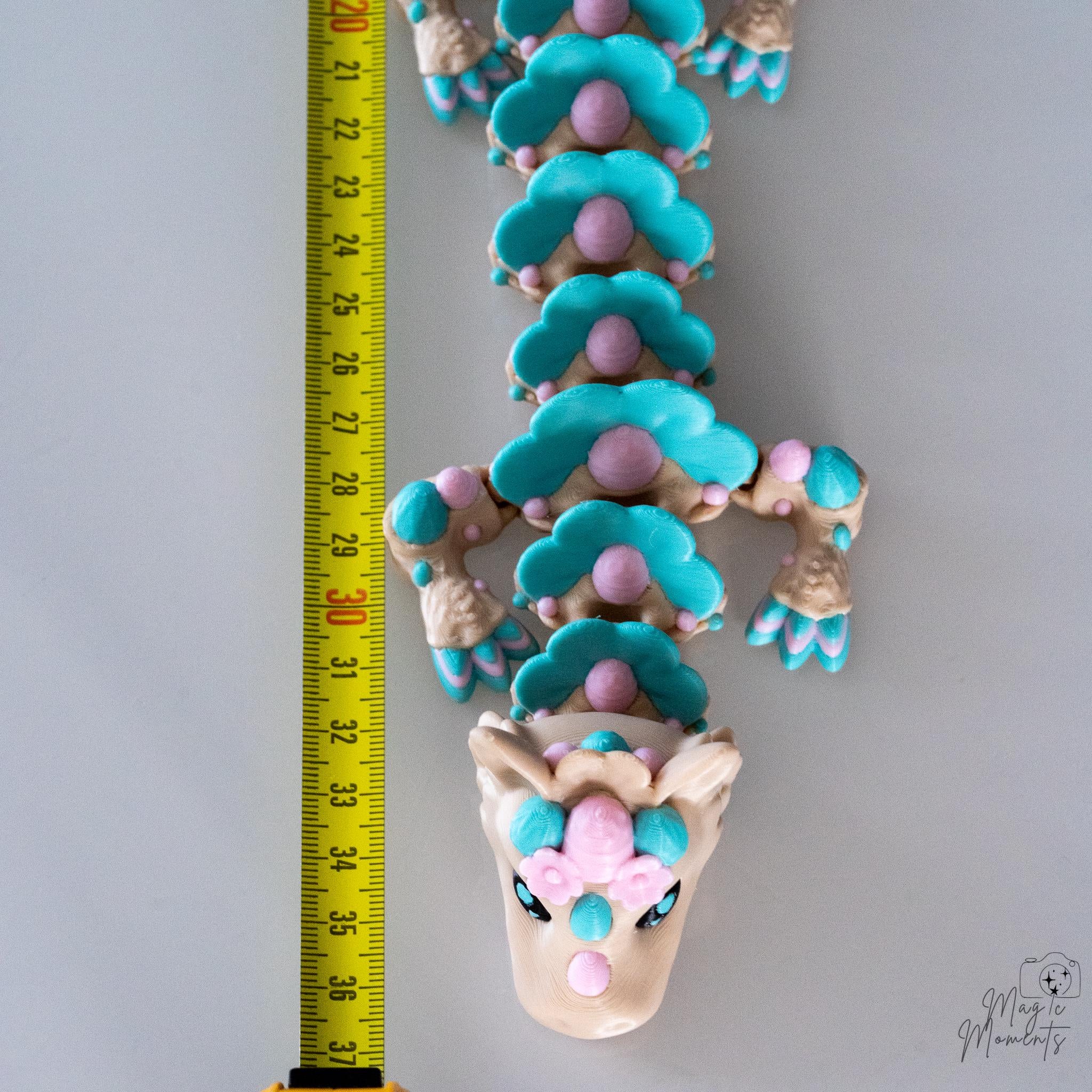 cute pastel dragon 3d printed articulated dragon