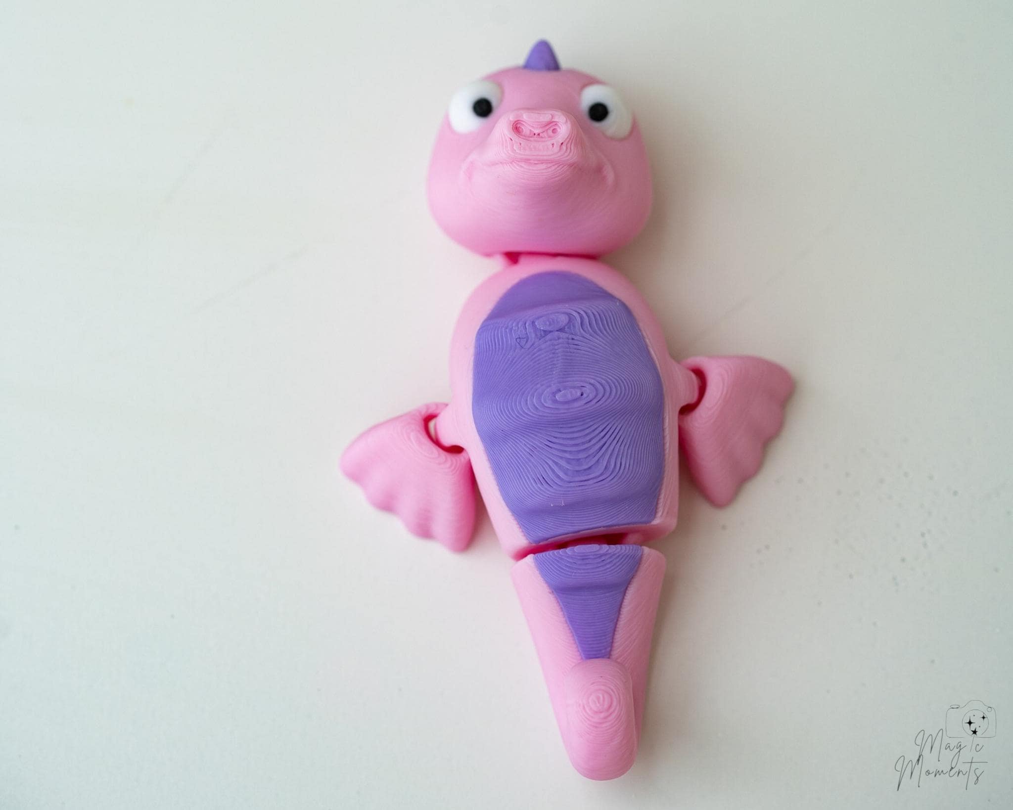 sea horse figurine 3d printed sea creature decorative figure