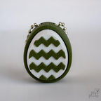 Easter egg clicker with keychain loop attachment
