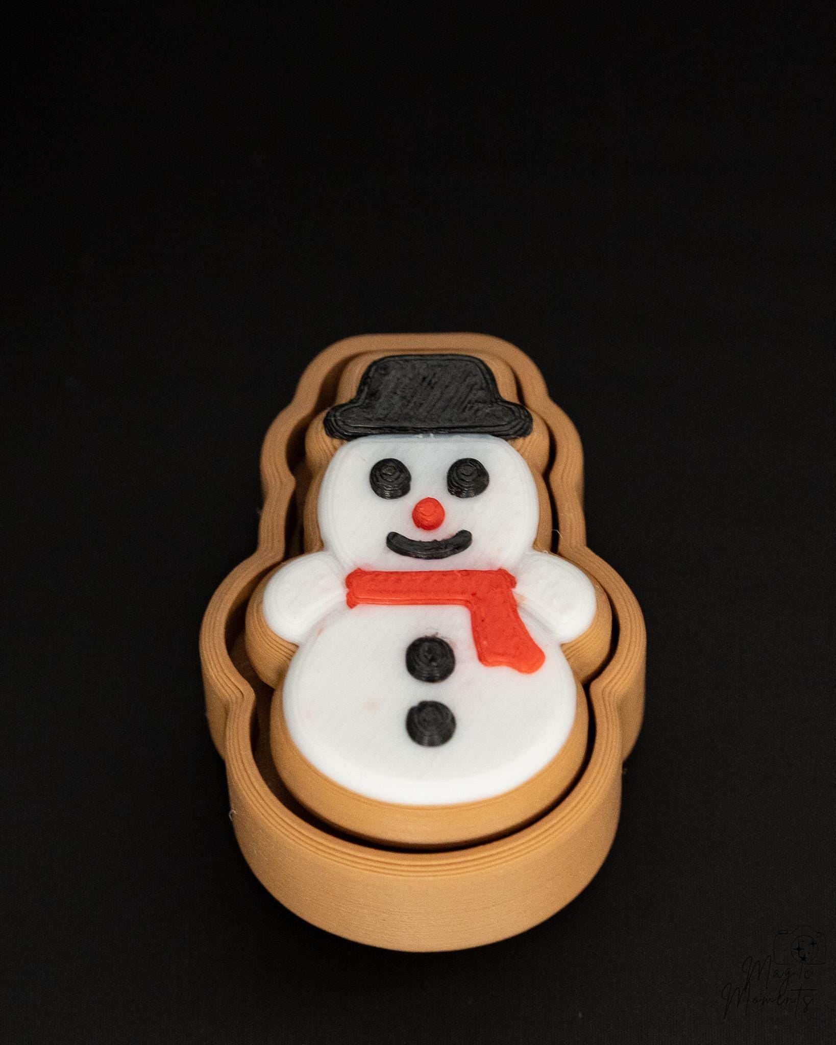 gingerbread snowman clicker ornament