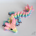 Axolotl Dragon - Articulated 3D Printed Fantasy Axolotl Figure