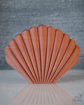 brown shell napkin holder