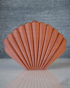 brown shell napkin holder