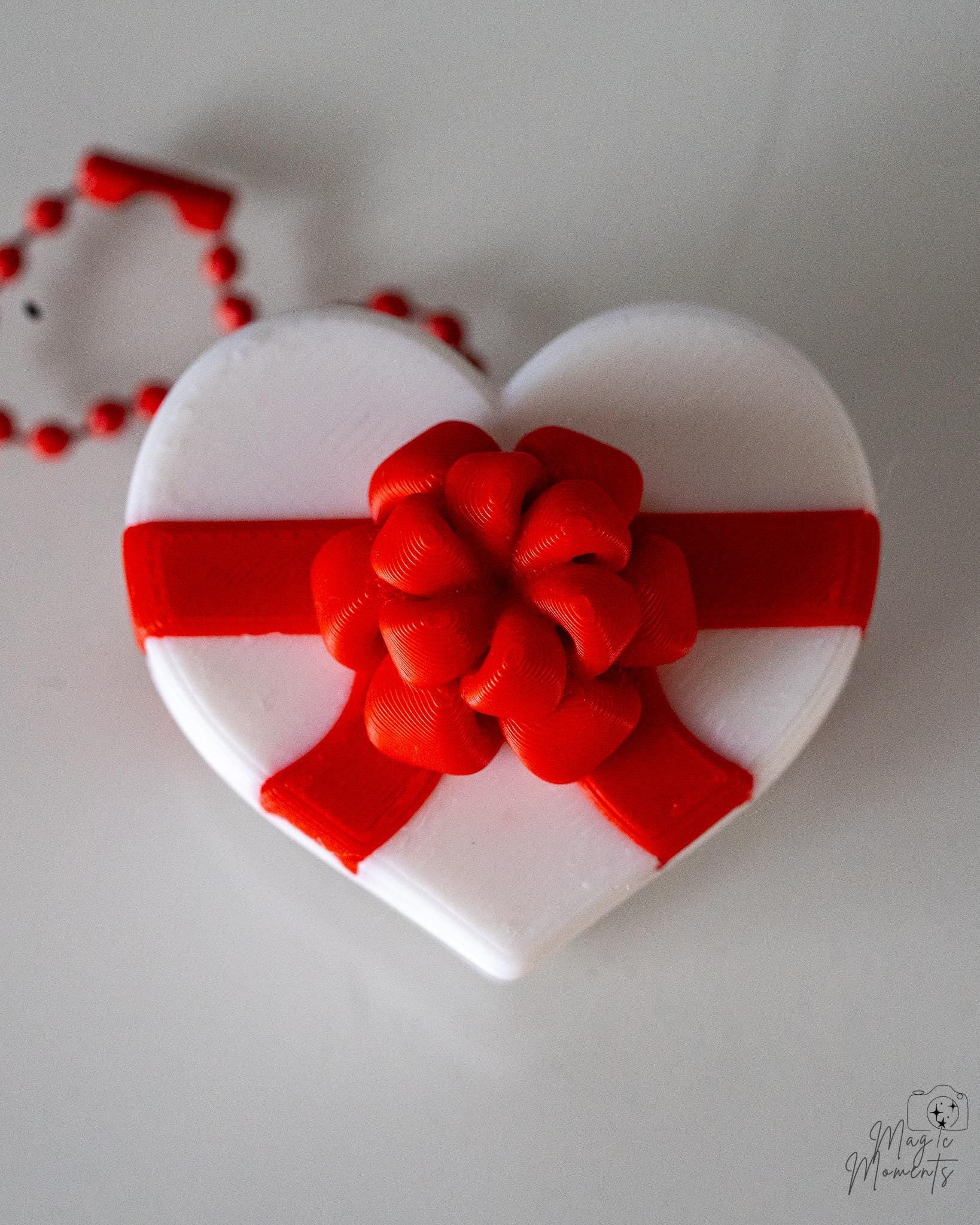 Heart Clicker - Colourful Heart Fidget Keychain