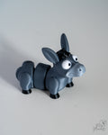 donkey figurine 3d printed farm animal