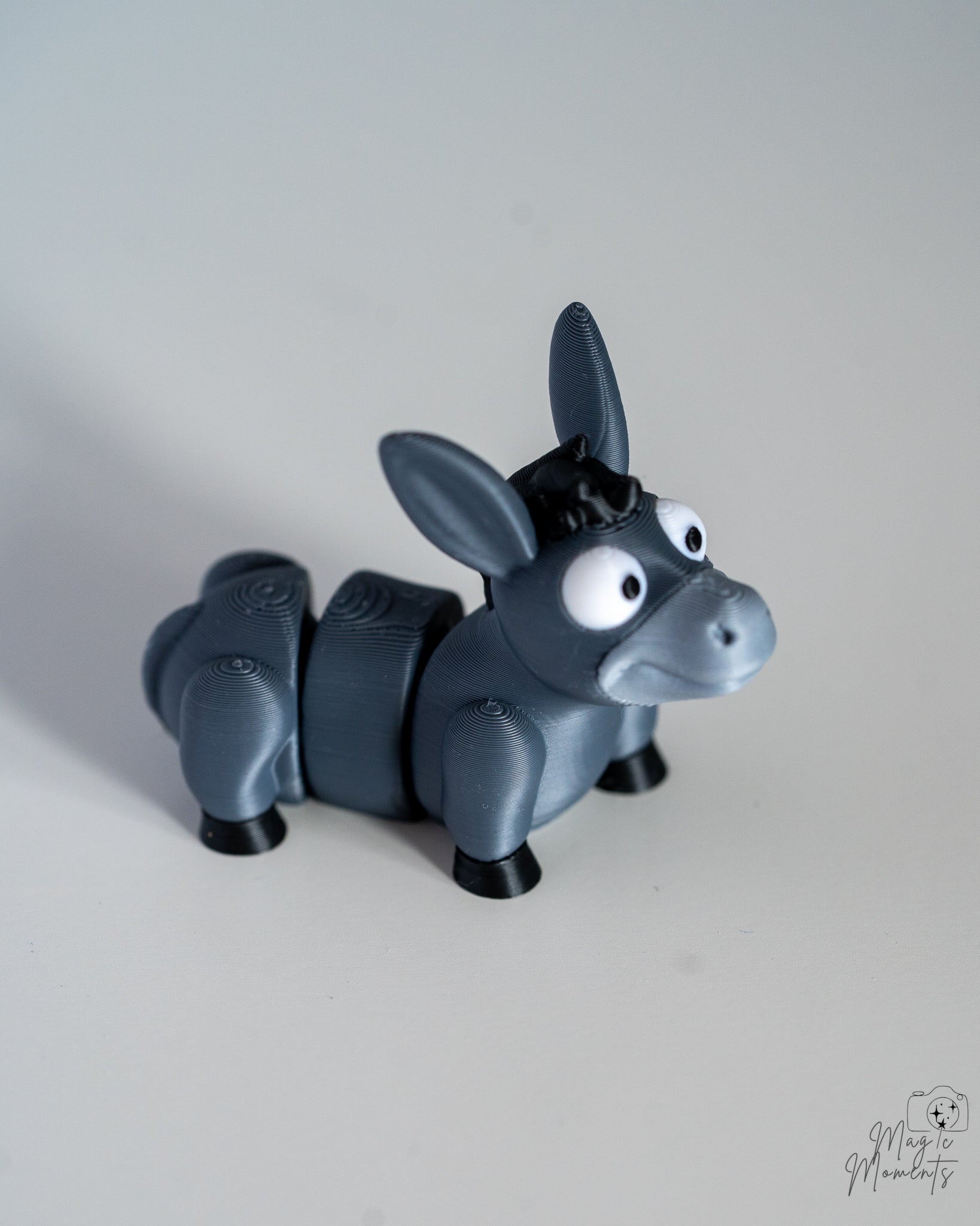 donkey figurine 3d printed farm animal