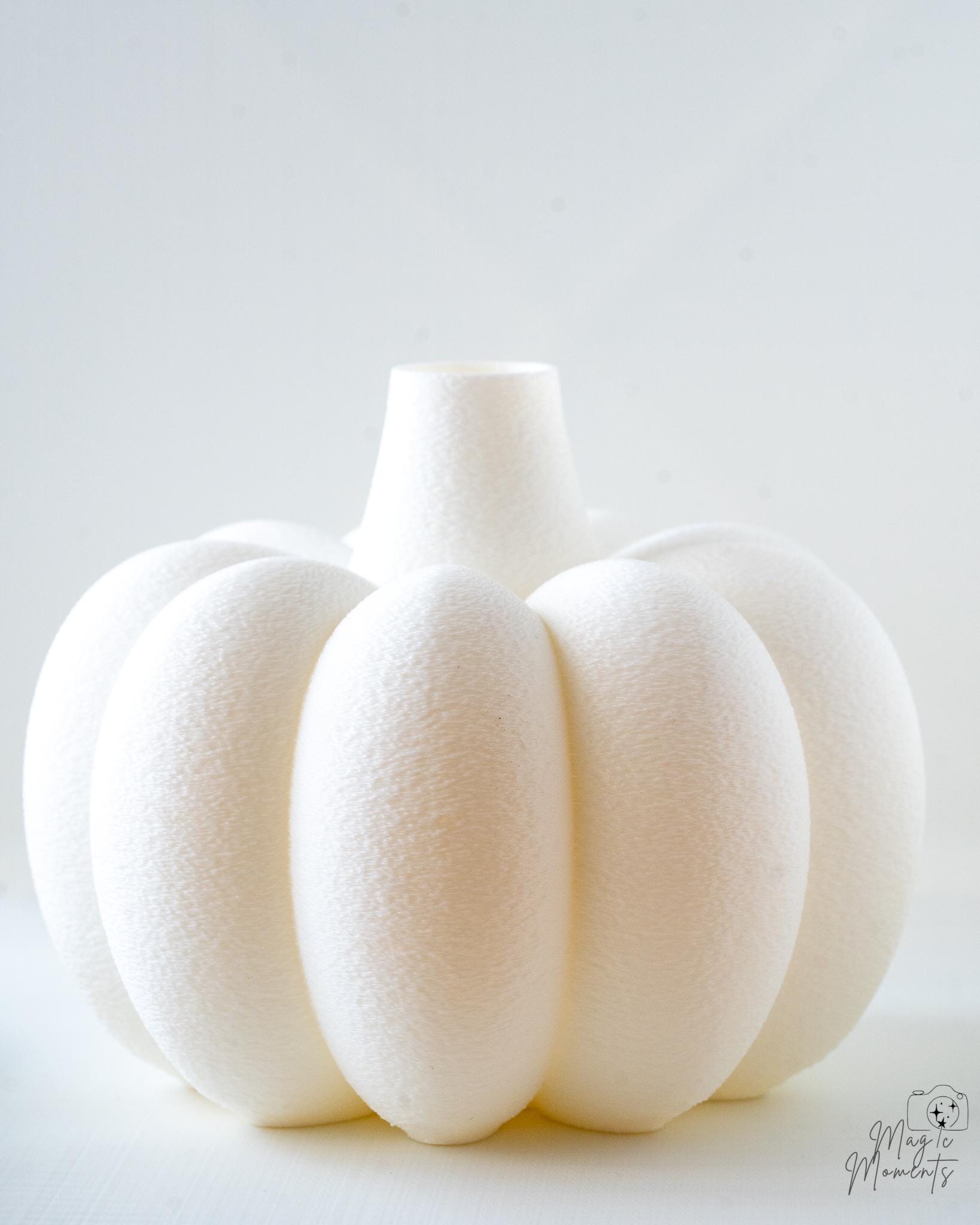 3d printed pumpkin vase minimalist fall decoration
