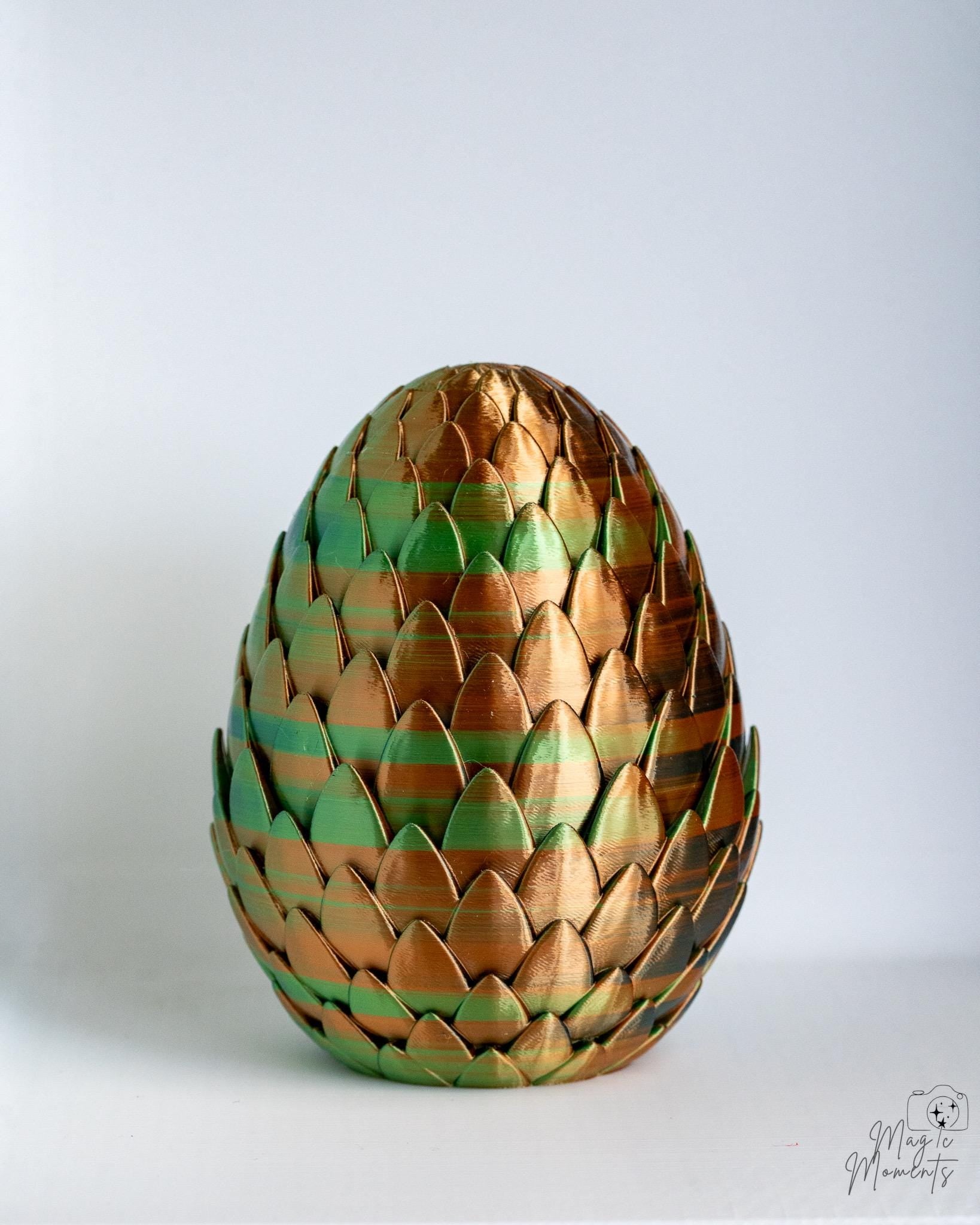 metallic dragon egg decor