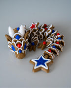 cute gingerbread dragon with star accents 3d printed fantasy creature