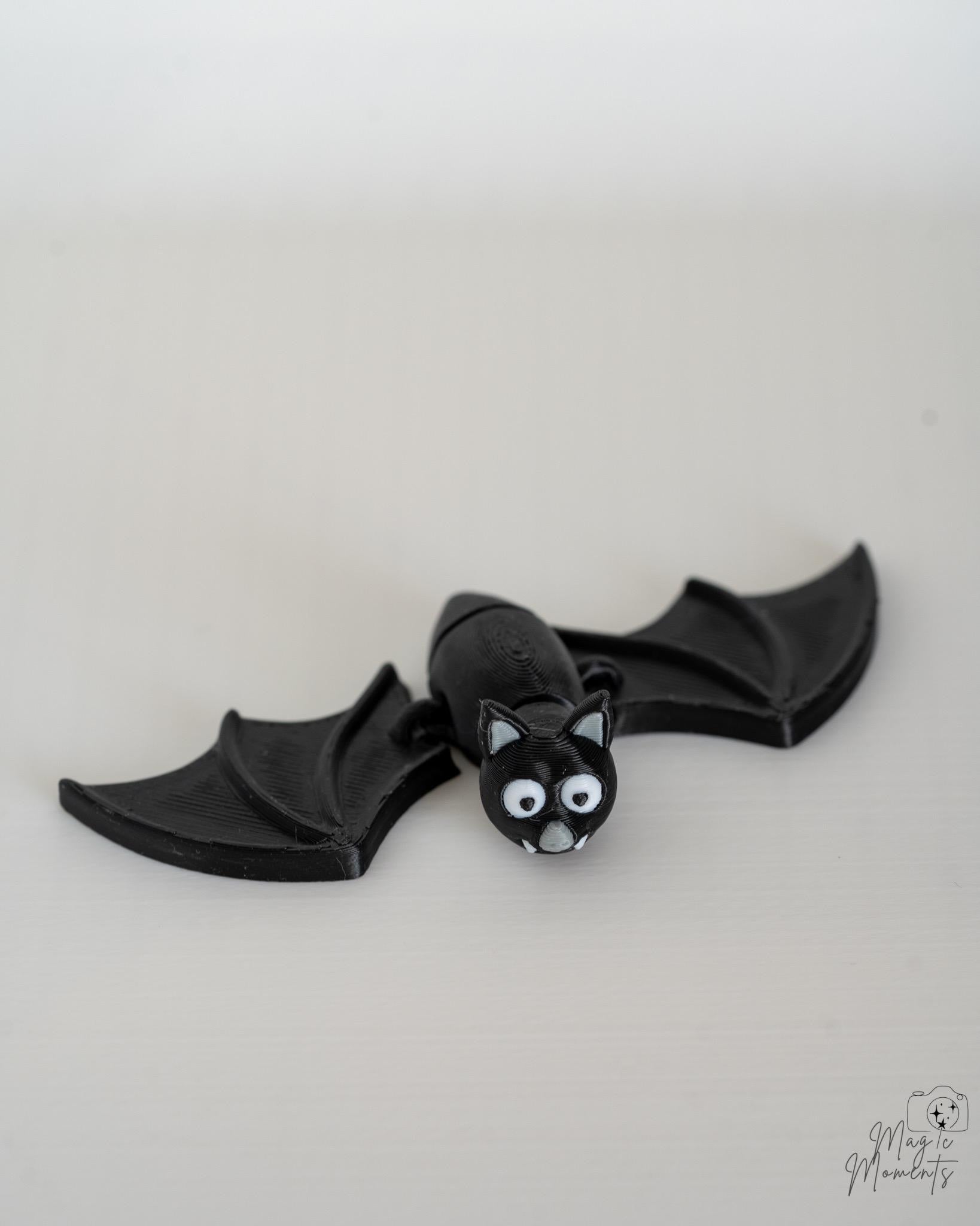 halloween bat figurine 3d printed decorative bat wings