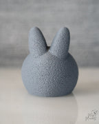 grey bunny candle holder