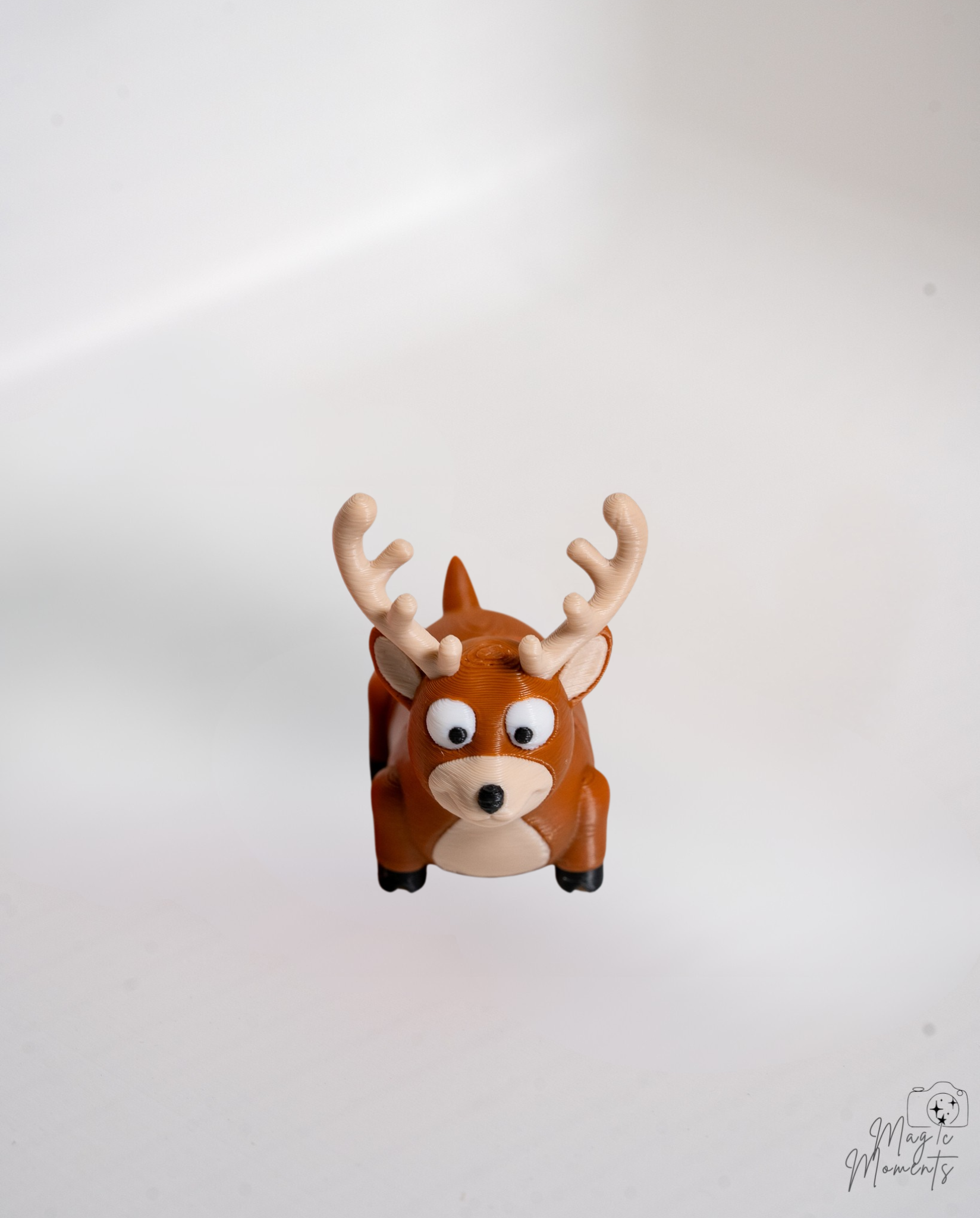 cute christmas reindeer miniature