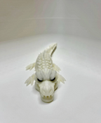 Glow in the Dark Crocodile Skeleton - Articulated 3D Printed Figurine