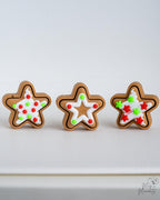 christmas gingerbread star clickers
