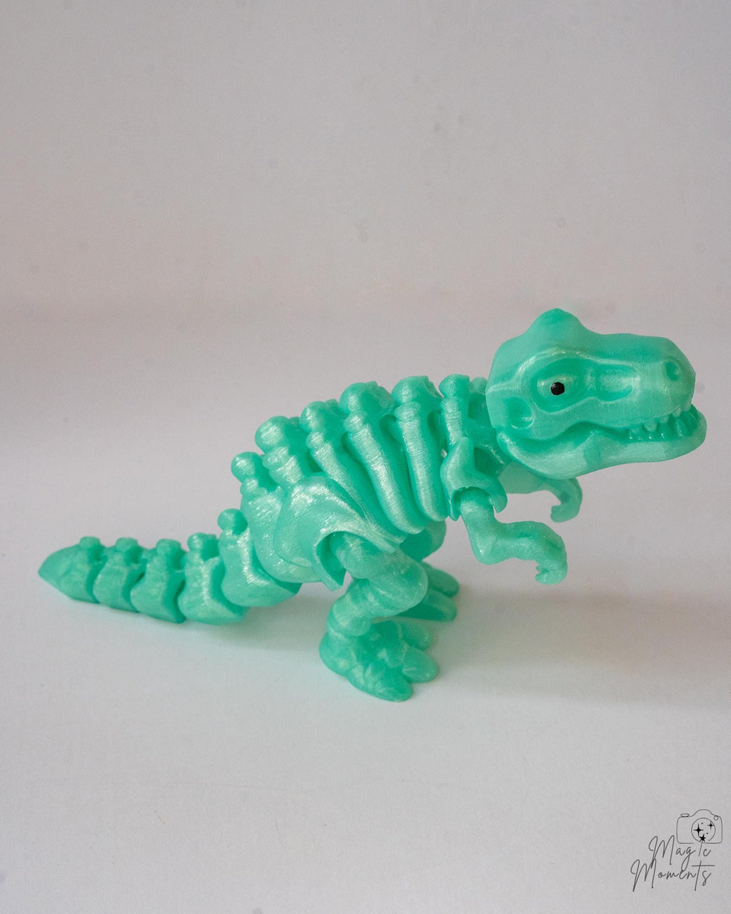 articulated trex dinosaur figurine 3d printed dino decor