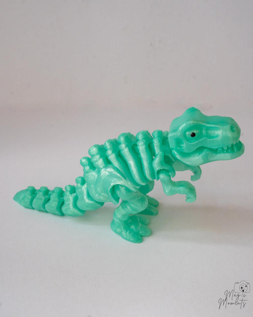 articulated trex dinosaur figurine 3d printed dino decor
