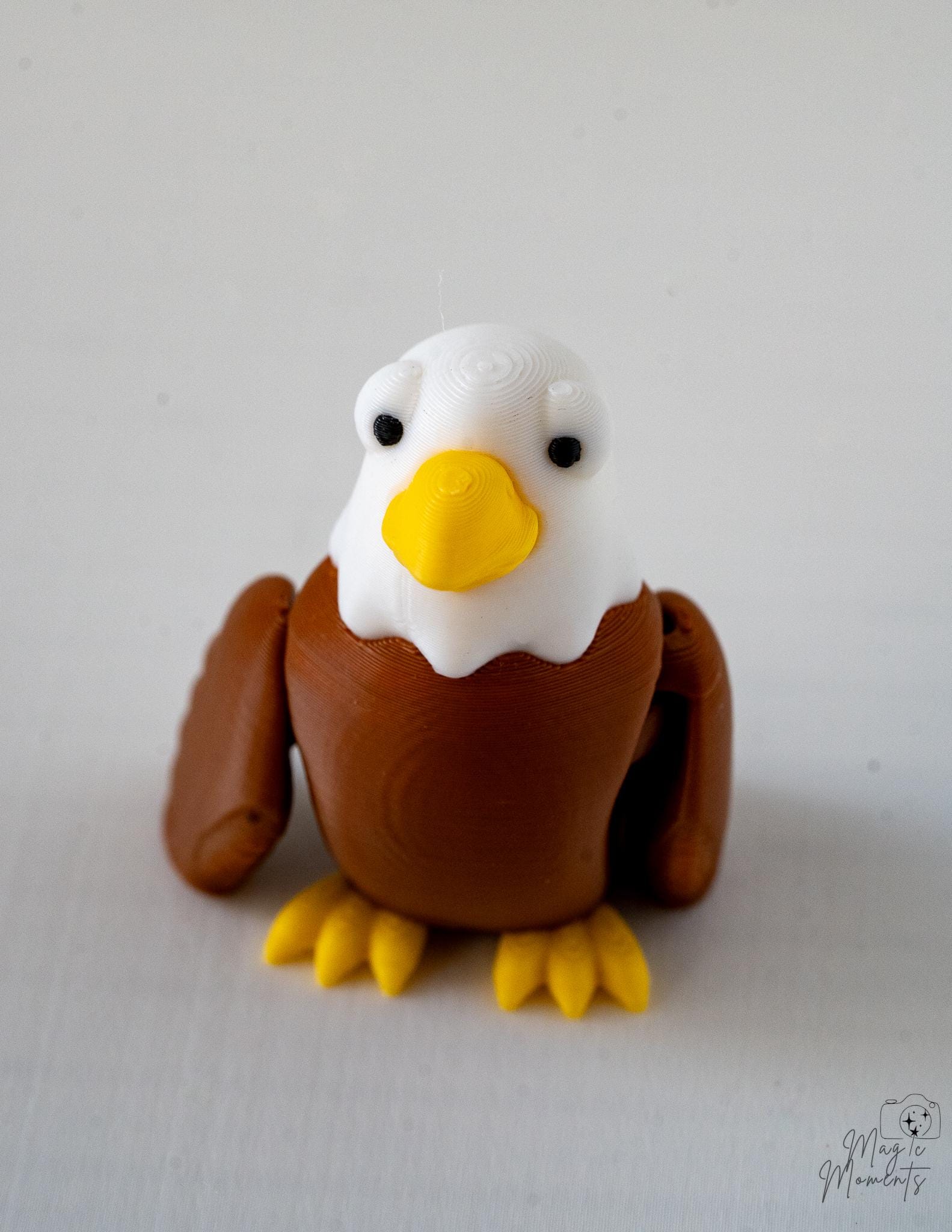 eagle figurine 3d printed bird decor