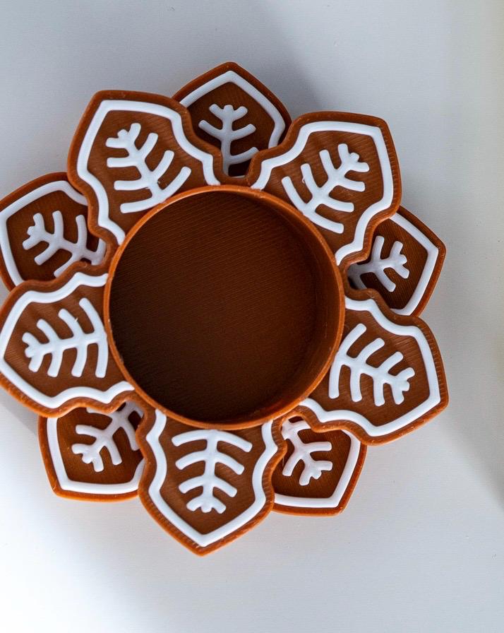 snowflake tealight holder