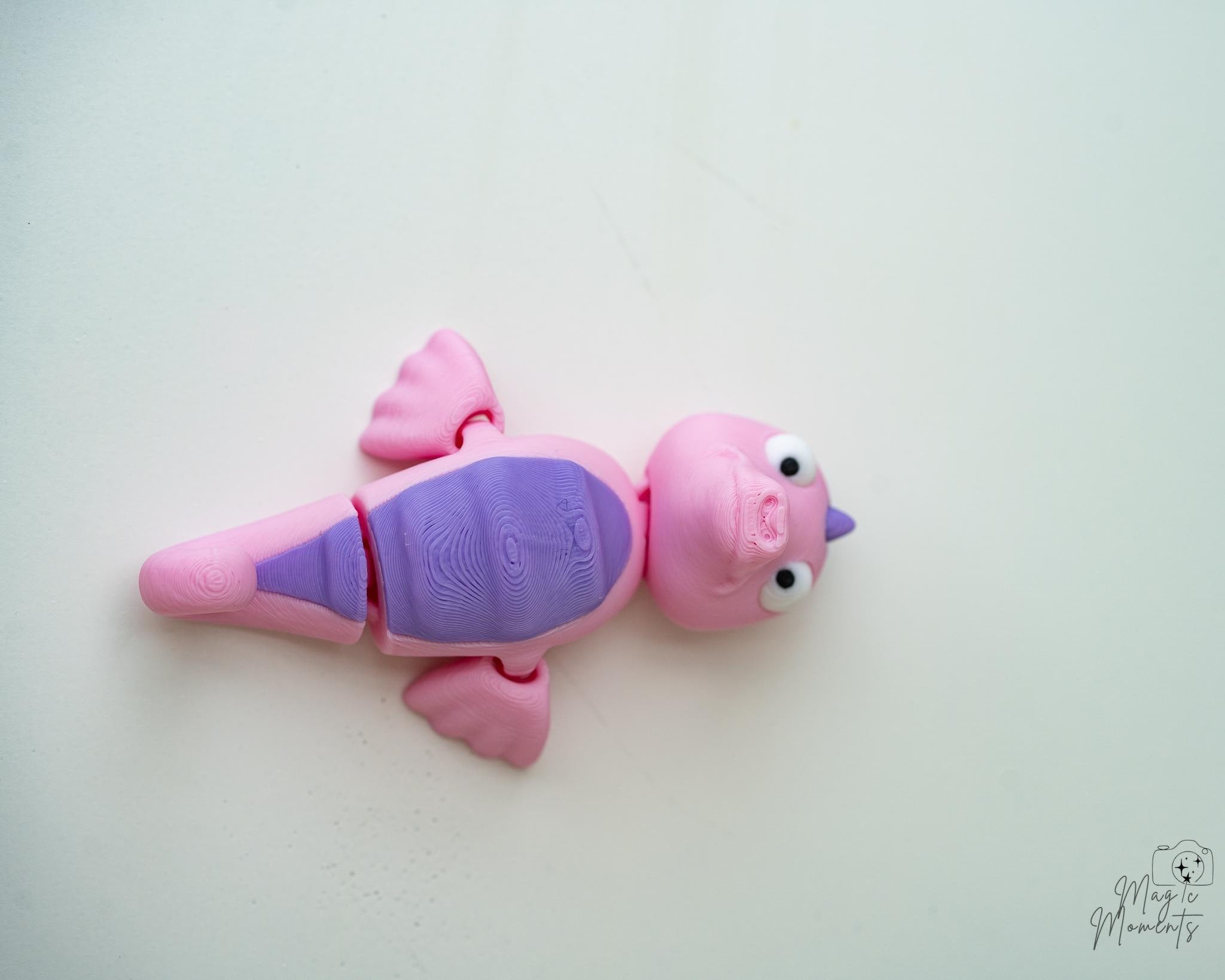 sea horse figurine 3d printed sea creature decor