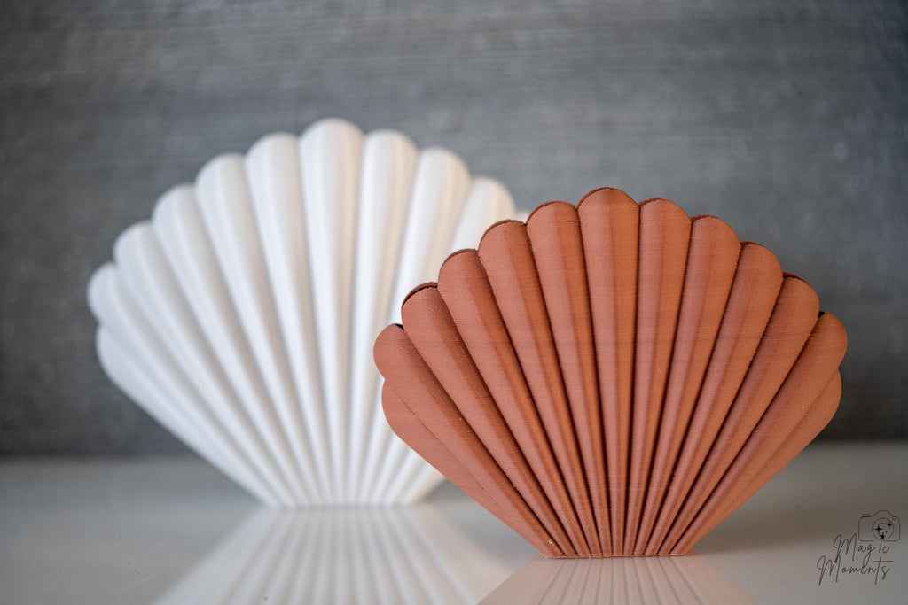 ribbed shell napkin holders