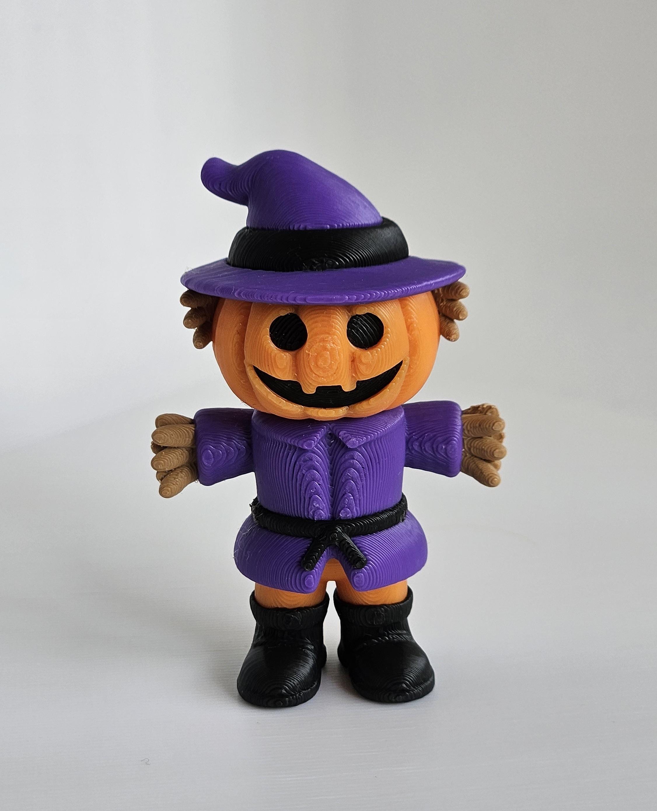 halloween scarecrow jack o lantern 3d printed decorative