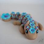 cute floral dragon 3d printed articulated creature