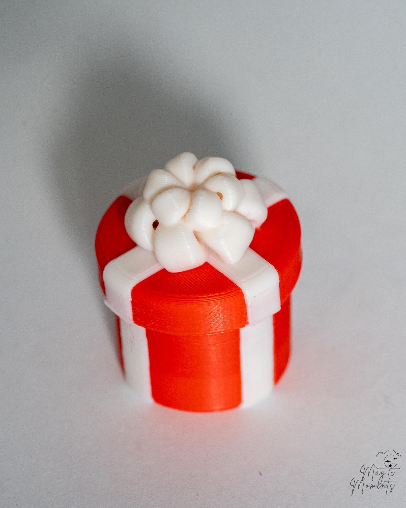 round christmas gift clicker fidget