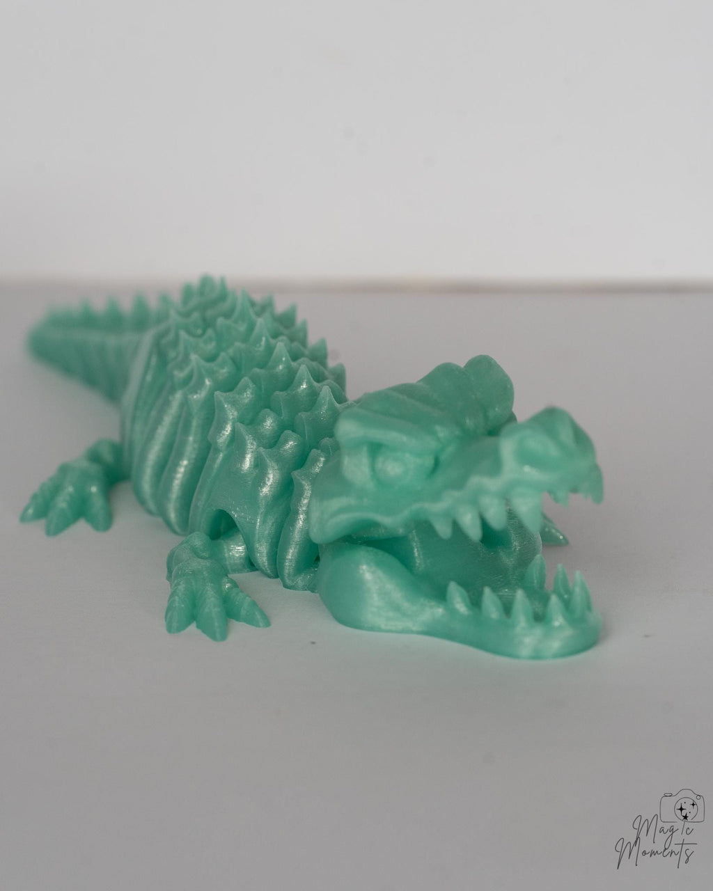 articulated crocodile figure