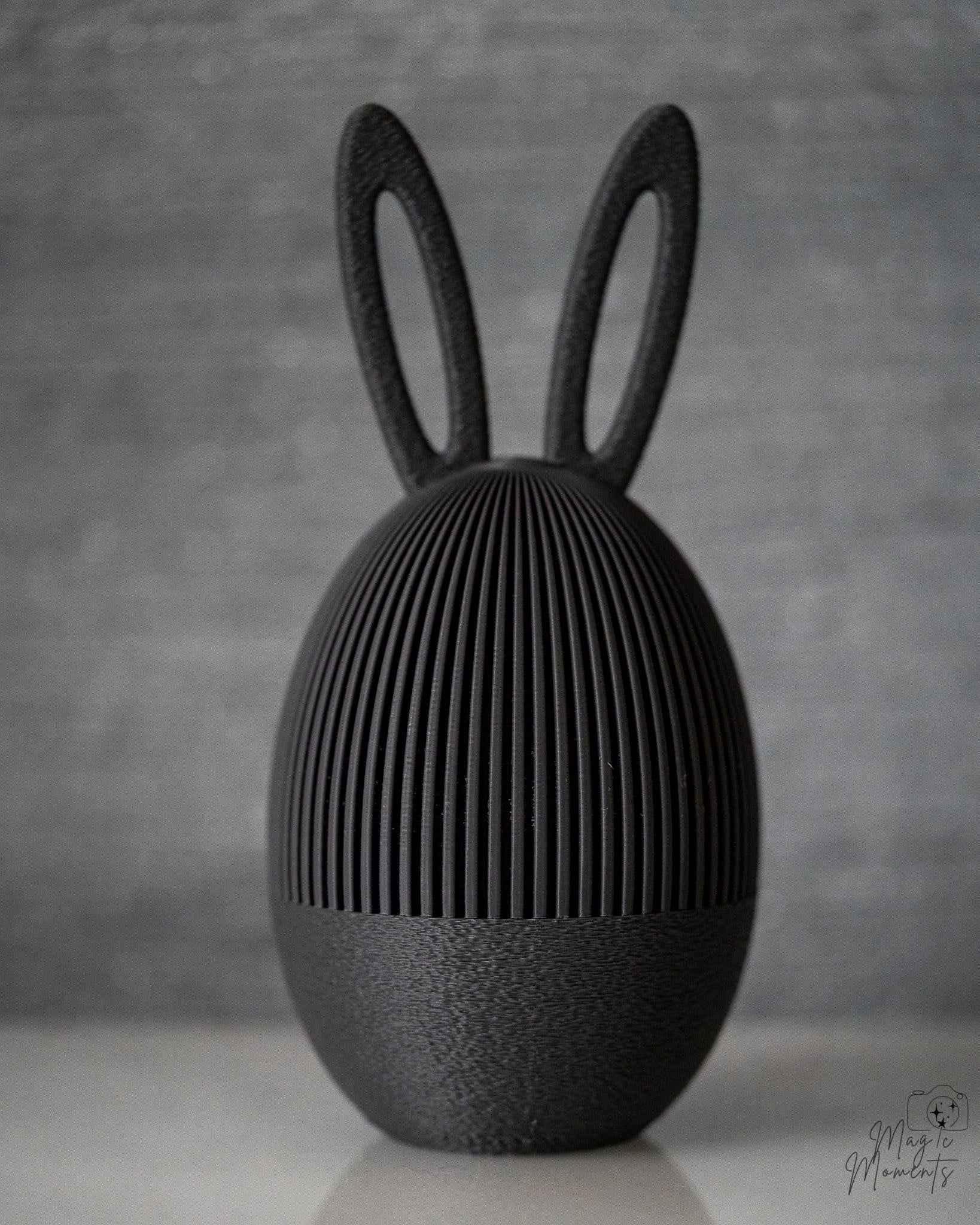 Bunny Egg Container - 3D Printed Easter Rabbit Treat Holder Decor