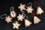 christmas gingerbread clicker ornaments