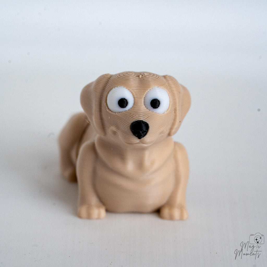 cute labrador dog figurine 3d printed puppy decor