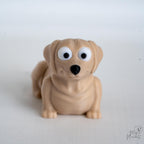 cute labrador dog figurine 3d printed puppy decor