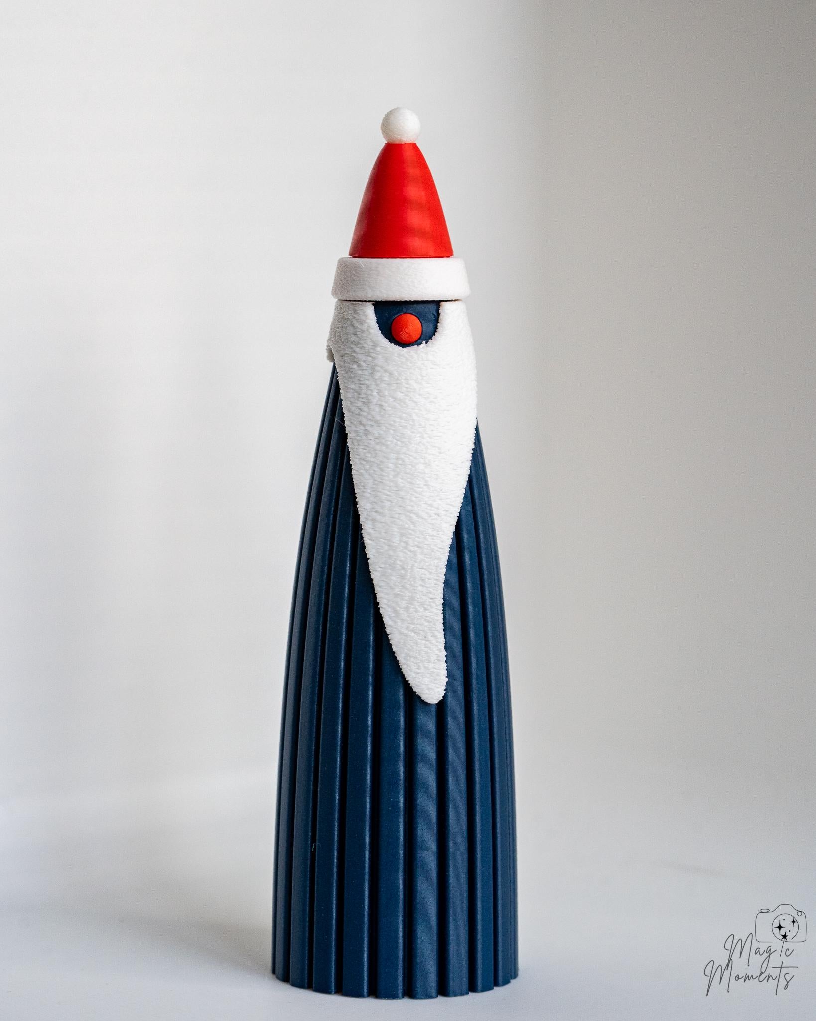 minimalist santa christmas decoration