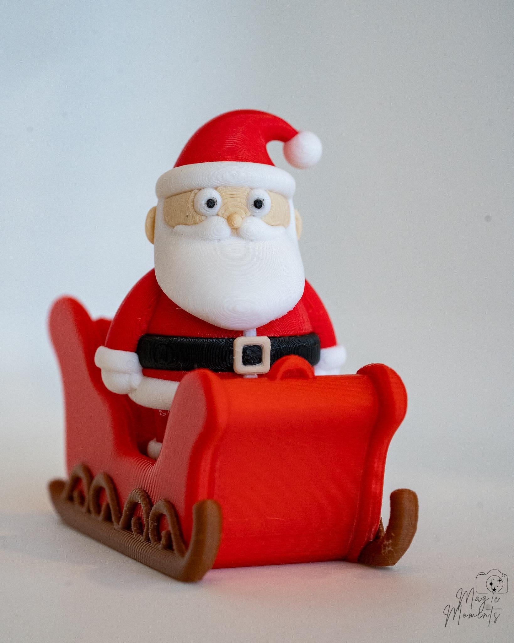 mini santa claus figurine 3d printed