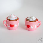 cute coffee mug pair 3d printed clicker set