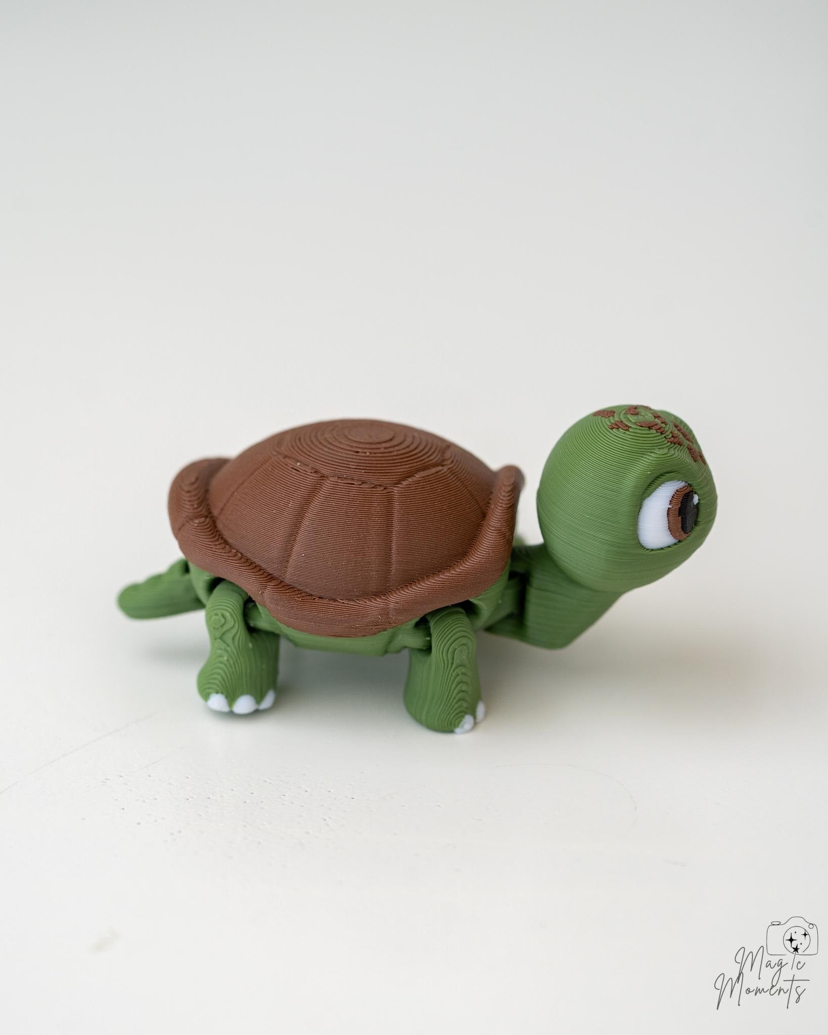 turtle figurine 3d printed ocean animal decorative figure