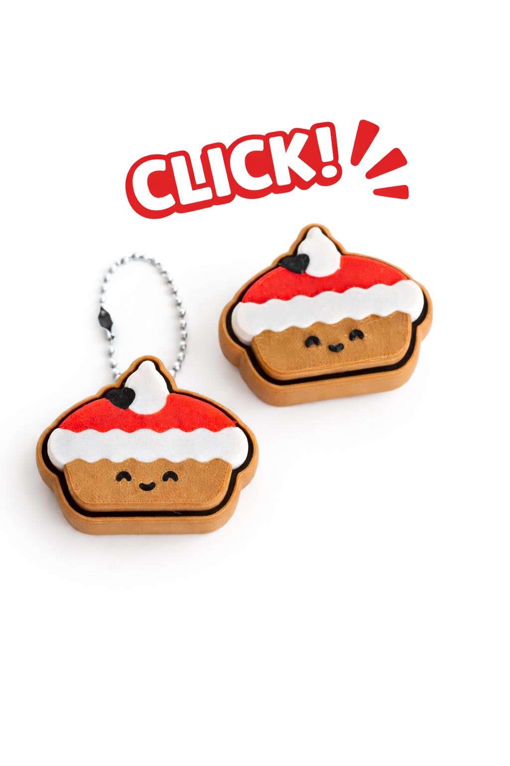 christmas pudding fidget clickers