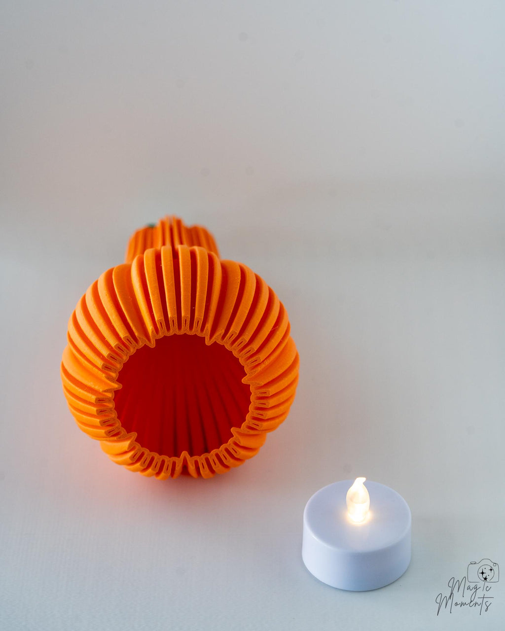 butternut squash tealight holder led candle decor