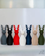 ribbed reindeer decor collection