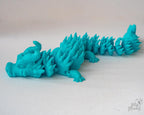 long articulated crystal dragon